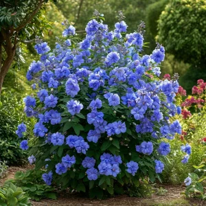 Гибискус Сансет Блоссом купить по цене от 248р. в интернет-магазине «Посадика» с доставкой почтой в в Певеке и по всей России – [изображение №1].