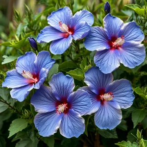 Гибискус садовый Блуминг Квин купить по цене от 259р. в интернет-магазине «Посадика» с доставкой почтой в в Певеке и по всей России – [изображение №1].