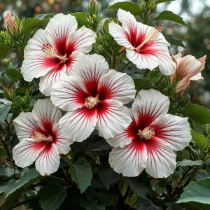 Гибискус Рэд Элеганс купить по цене от 380р. в интернет-магазине «Посадика» с доставкой почтой в в Певеке и по всей России – [изображение №1].