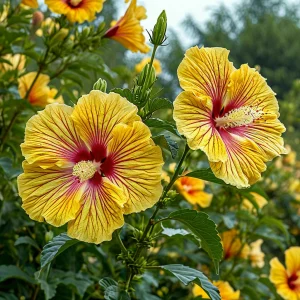 Гибискус Свит Соната купить по цене от 249р. в интернет-магазине «Посадика» с доставкой почтой в в Певеке и по всей России – [изображение №1].