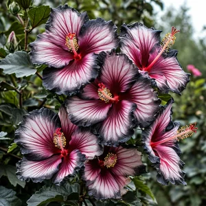 Гибискус садовый Самер Бридж купить по цене от 306р. в интернет-магазине «Посадика» с доставкой почтой в в Певеке и по всей России – [изображение №1].